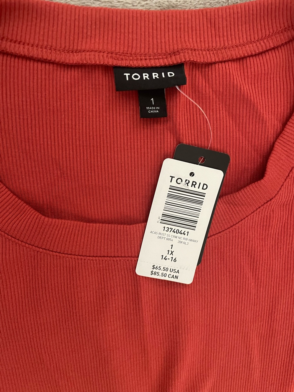 Torrid Crew Neck Ribbed Hanky Dress - Picture 6 of 6